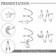 2Pair Twist Crawler Earrings Double Hoop Climber Cuff Earrings For Women Star Moon Butterfly Cartilage Wrap Earrings Heart CZ Minimalist Piercing Earring Hypoallergenic 2Pair Twist Crawler Earrings Double Hoop Climber Cuff Earrings For Women Star Moon Butterfly Cartilage Wrap Earrings Heart CZ Minimalist Piercing Earring Hypoallergenic